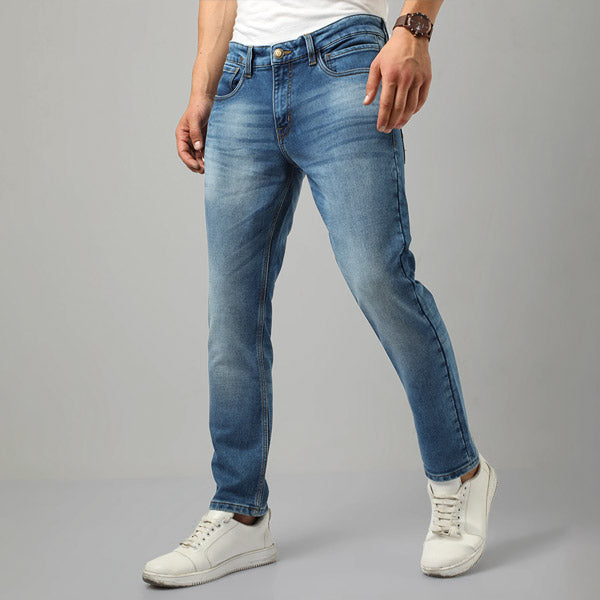 Slim Fit Faded Men Ankle Length Jeans at Rs 575/piece in New Delhi