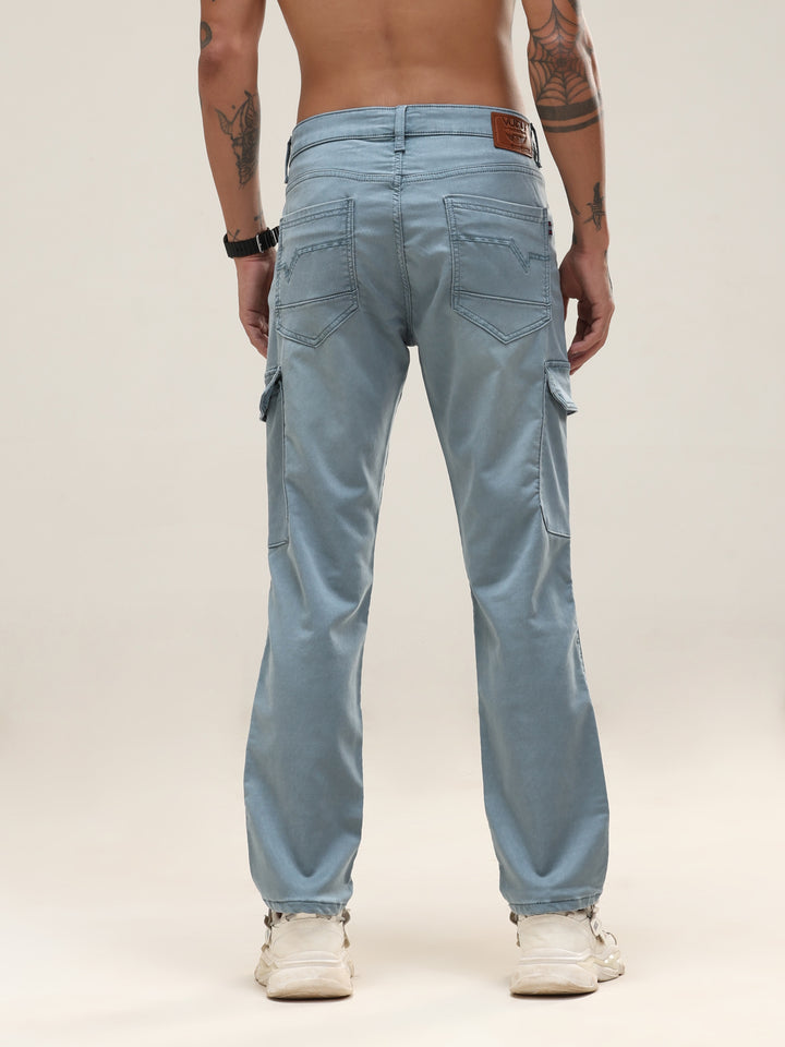 Aquamarine Slim Cargo Pants