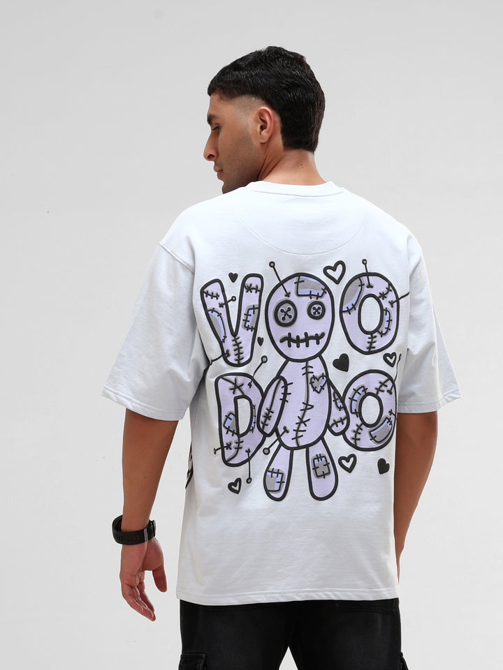 VOODOO DOLL MAUVE OVERSIZED T-SHIRT