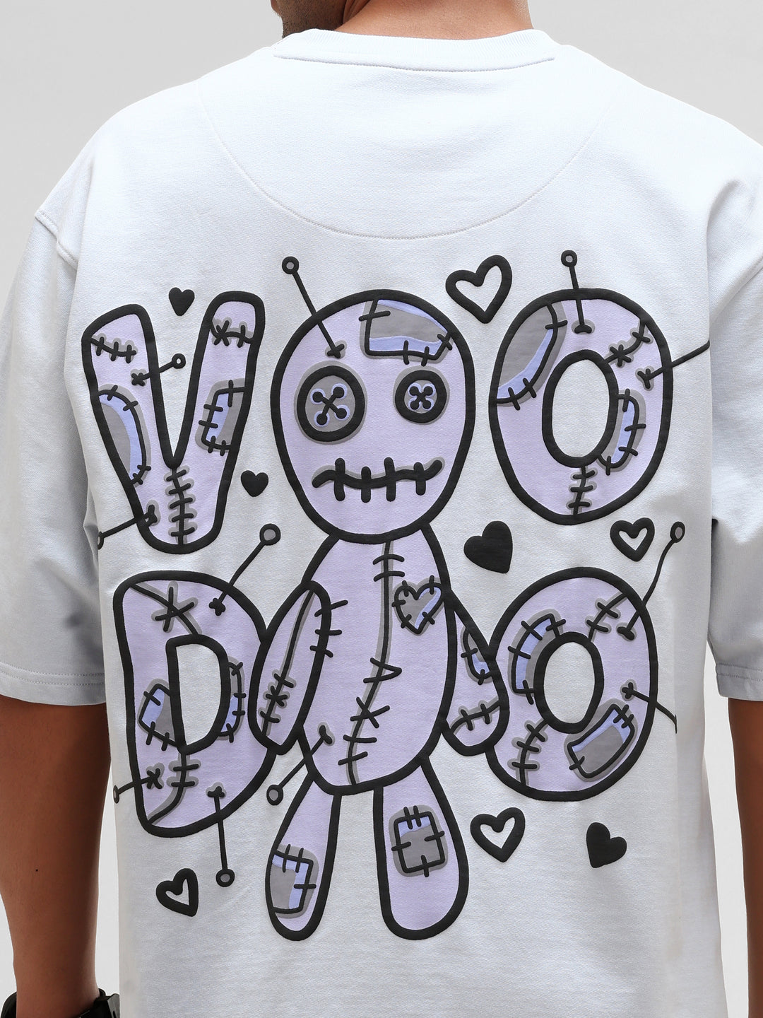 VOODOO DOLL MAUVE OVERSIZED T-SHIRT