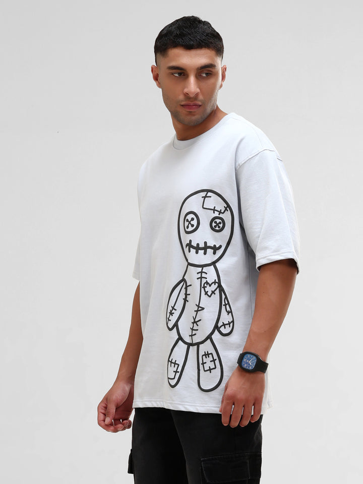 VOODOO DOLL MAUVE OVERSIZED T-SHIRT