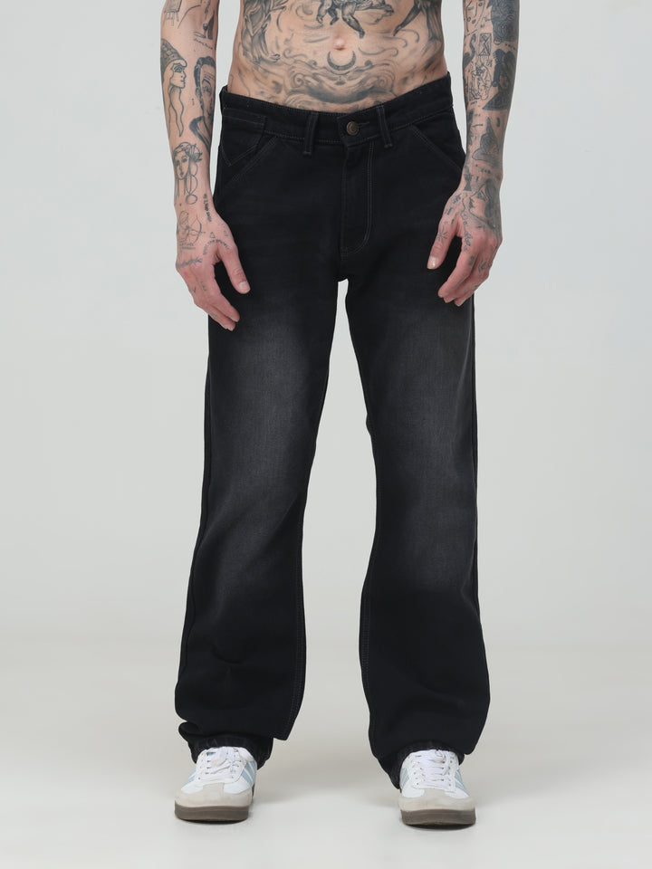 Classic Black Comfort Jeans