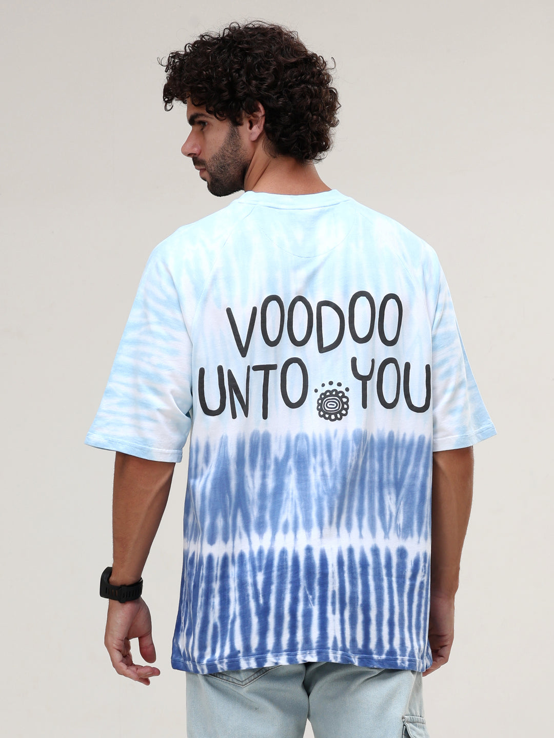 SKY WHISPER TIE-DYE OVERSIZED T-SHIRT