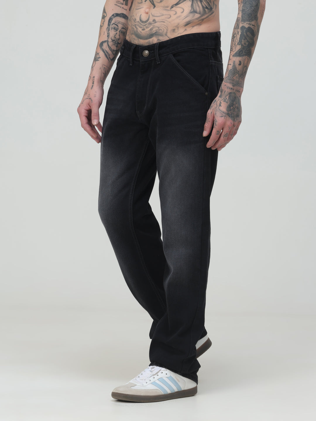 Classic Black Comfort Jeans