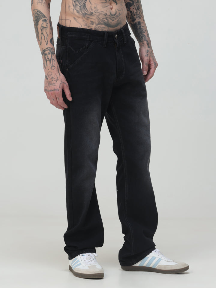 Classic Black Comfort Jeans