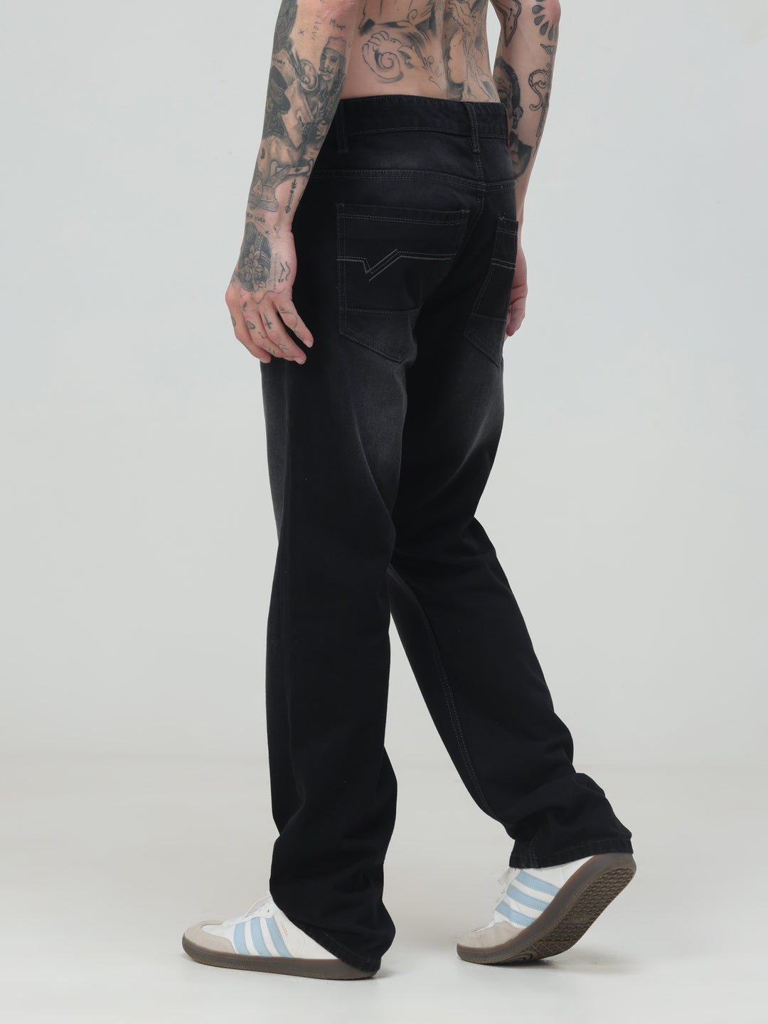 Classic Black Comfort Jeans