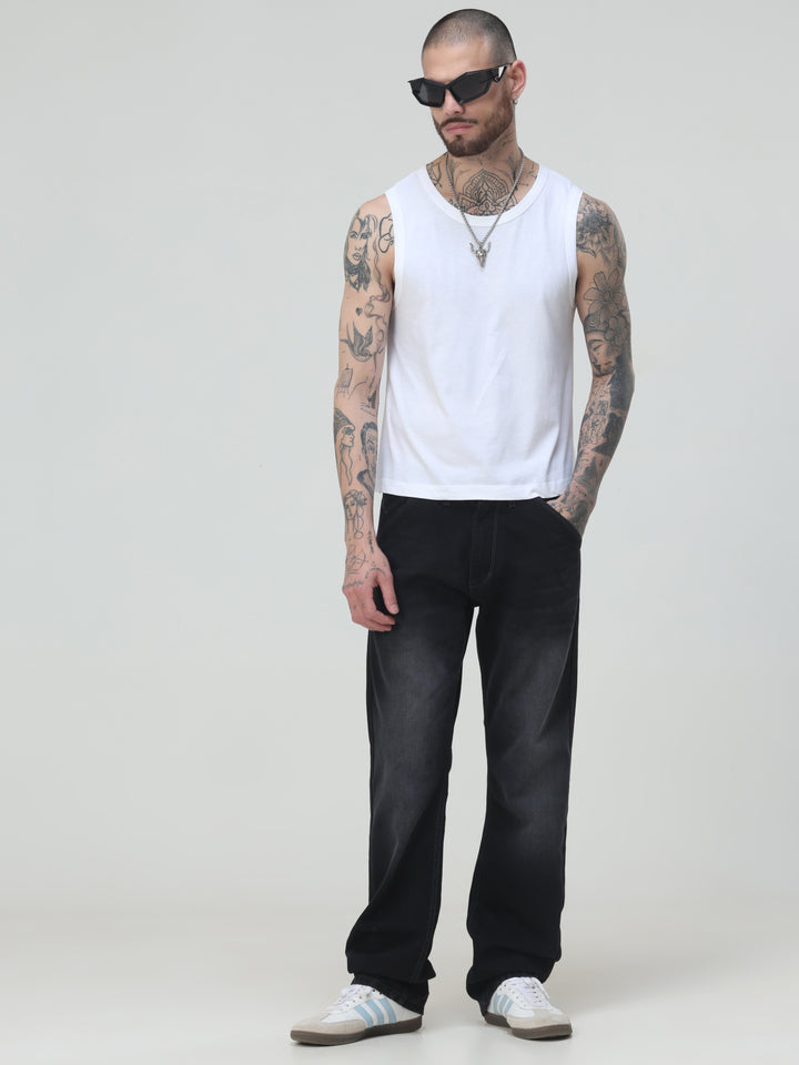 Classic Black Comfort Jeans