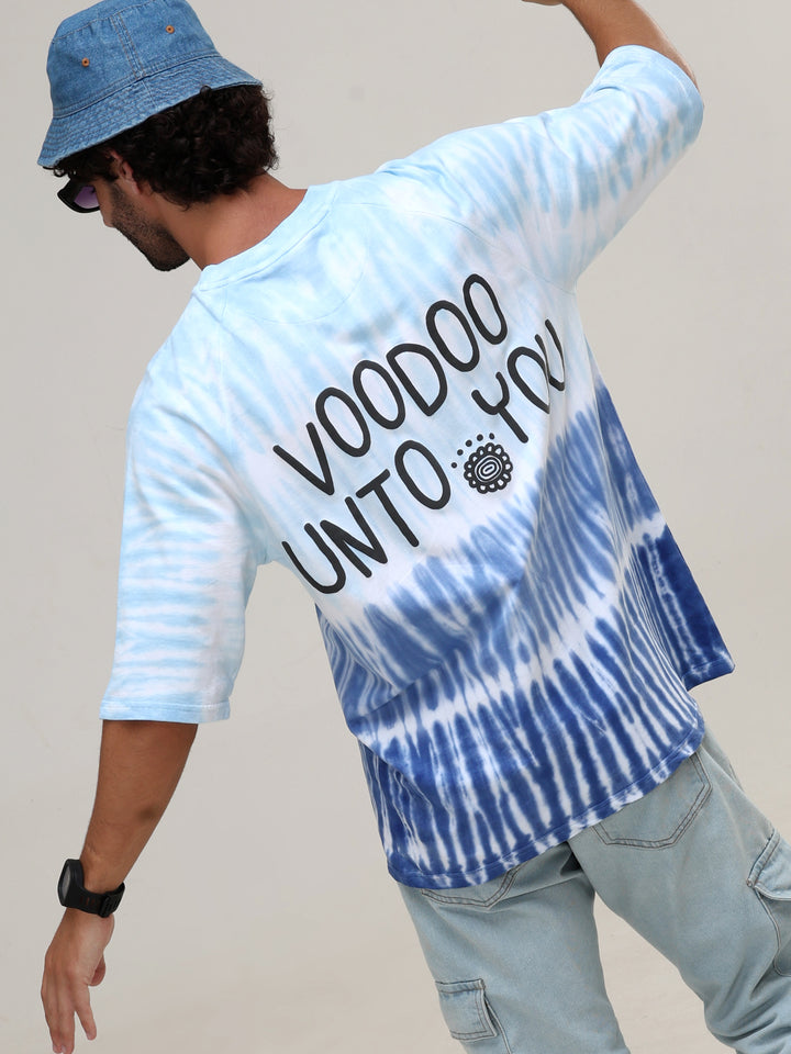 SKY WHISPER TIE-DYE OVERSIZED T-SHIRT