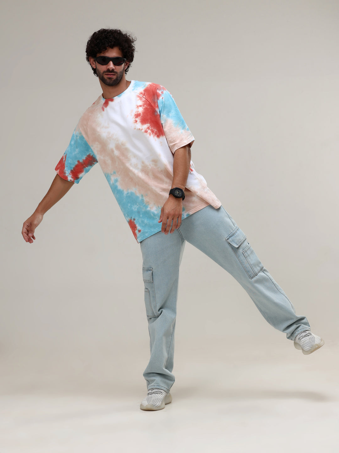 NOMADIC NEBULA TIE-DYE OVERSIZED T-SHIRT