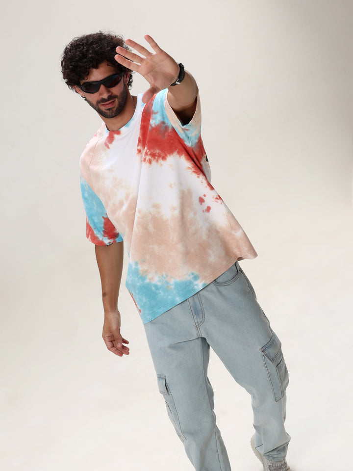 NOMADIC NEBULA TIE-DYE OVERSIZED T-SHIRT