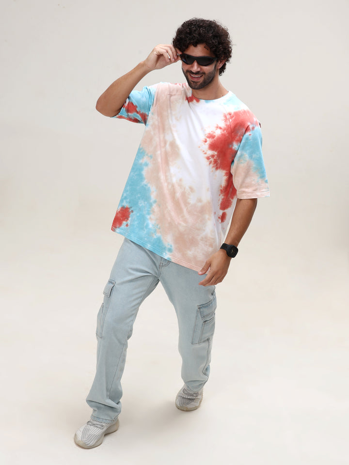 NOMADIC NEBULA TIE-DYE OVERSIZED T-SHIRT