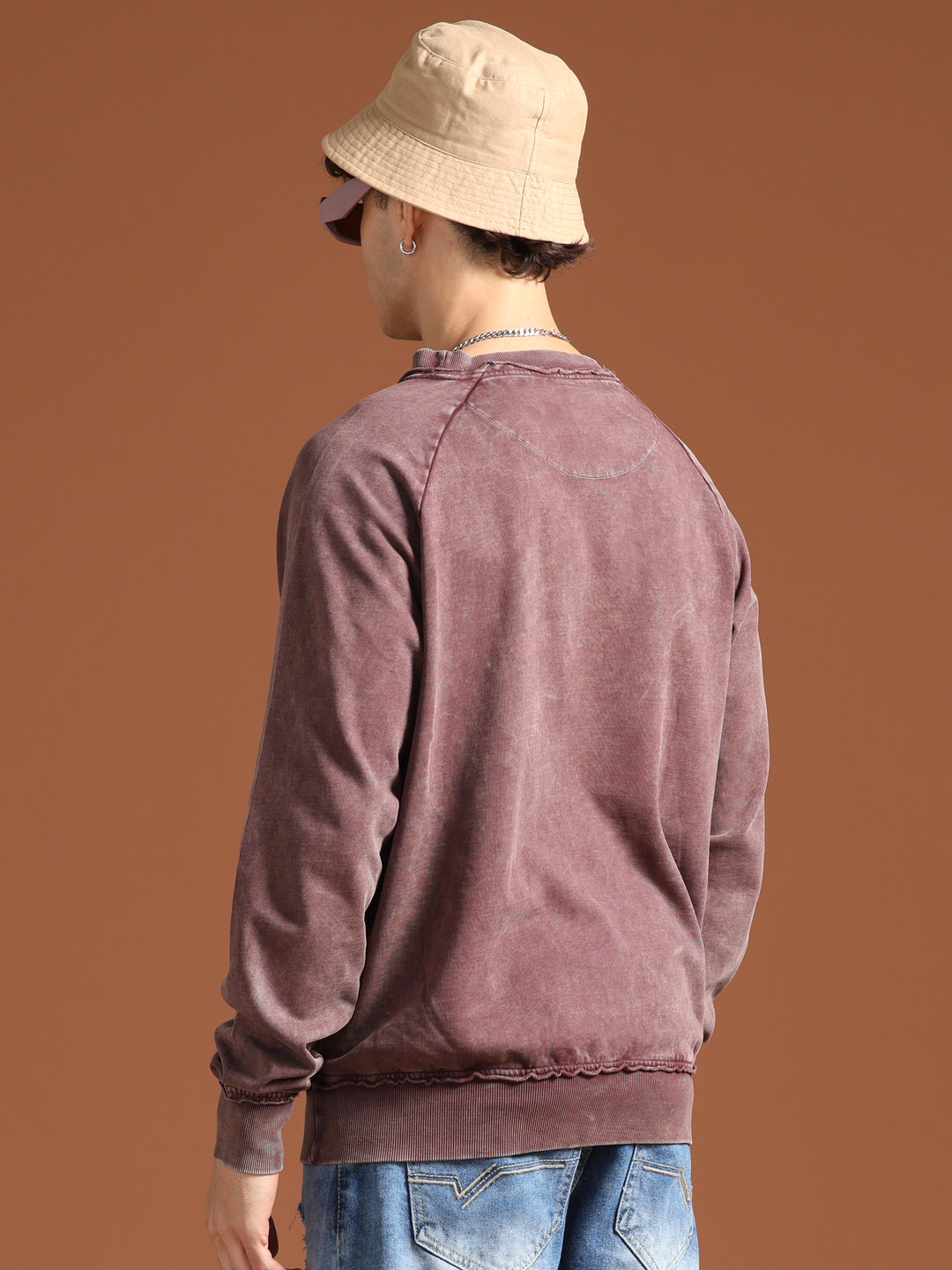 VUDUAmber Brown SweatshirtRegular Fit