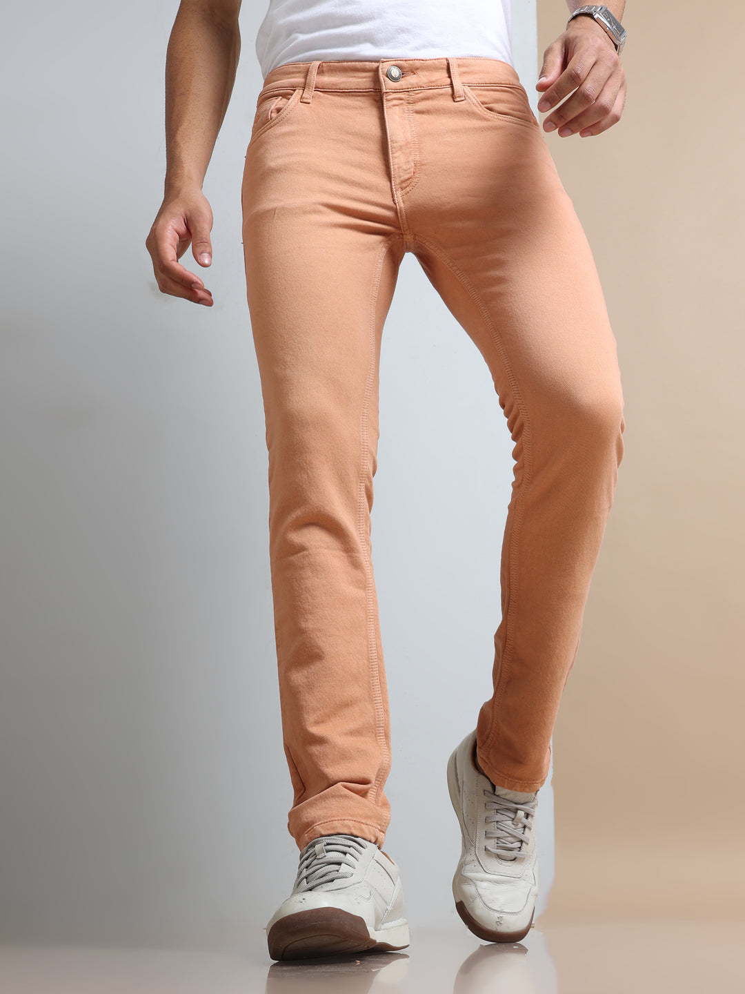 VUDUApricot Crush DenimSlim Fit