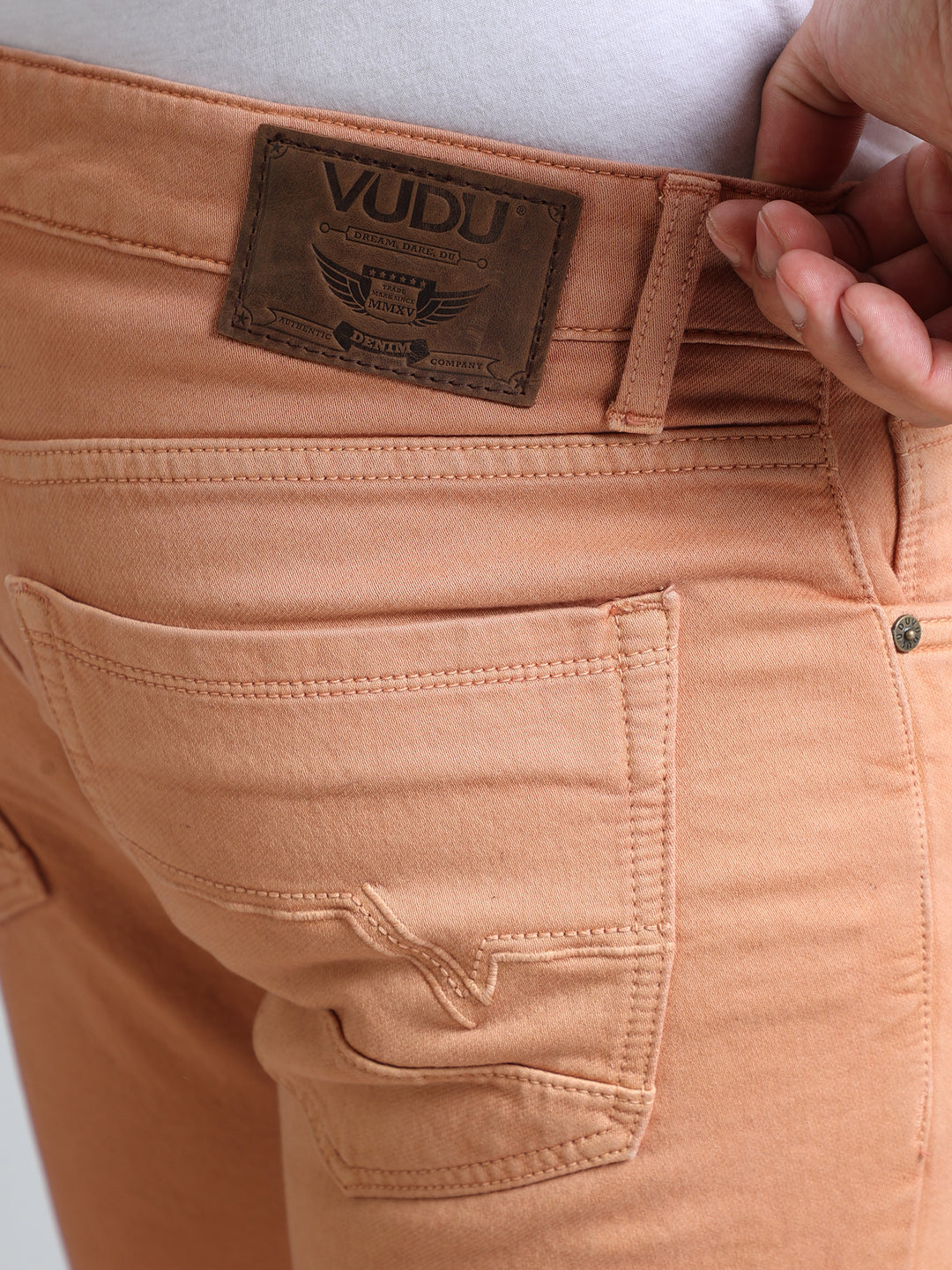 VUDUApricot Crush DenimSlim Fit