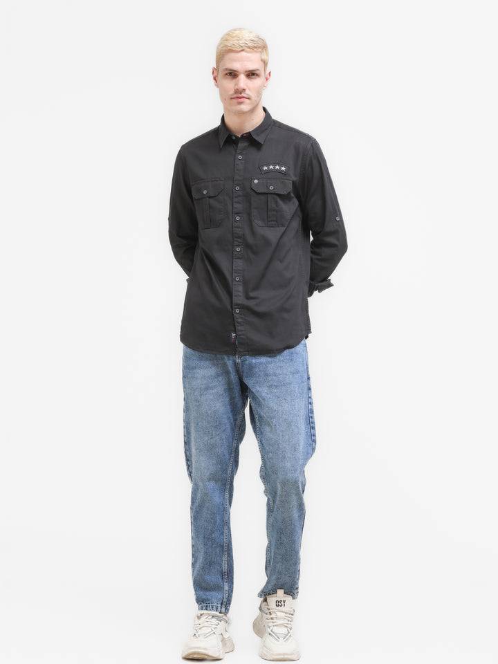 VUDUBlack Box pocket ShirtRegular Fit