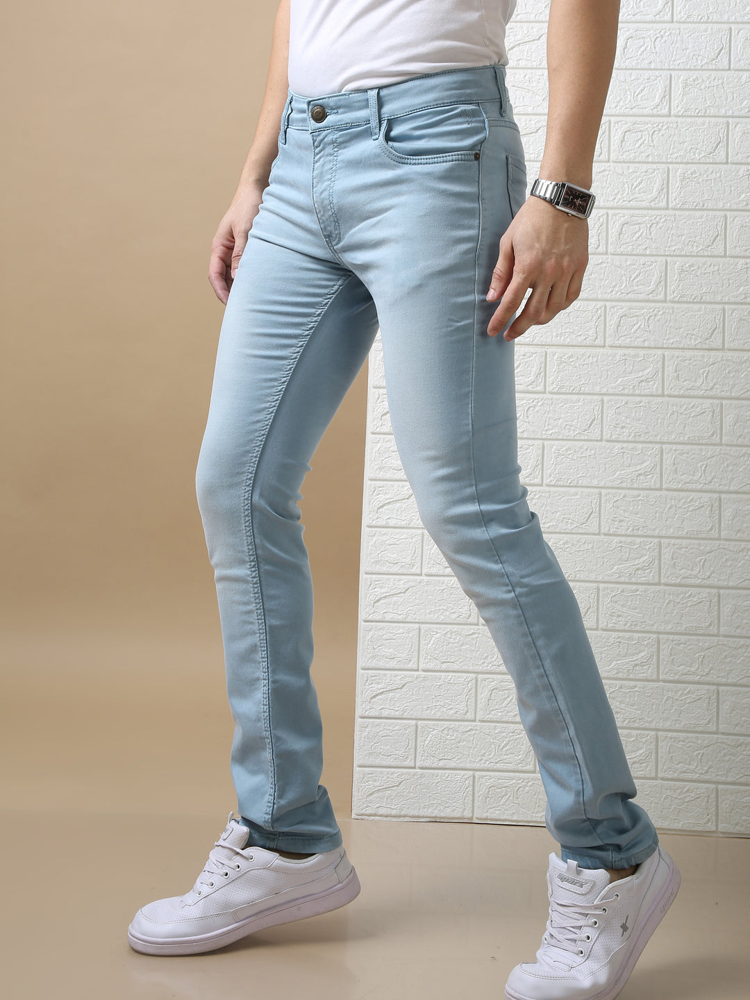 VUDUChill Blue Stretch DenimSlim Fit