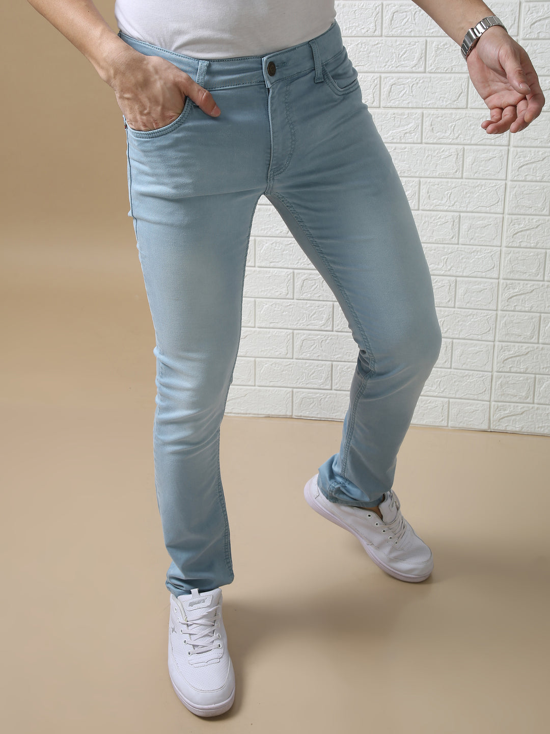 VUDUChill Blue Stretch DenimSlim Fit