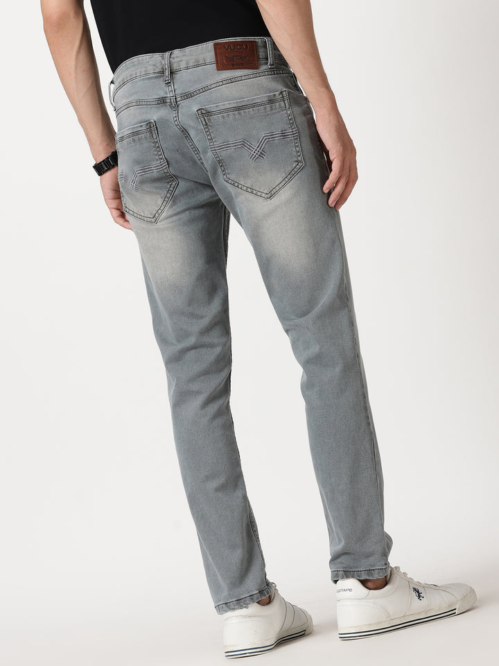 VUDUClassic Grey DenimAnkle Slim Fit