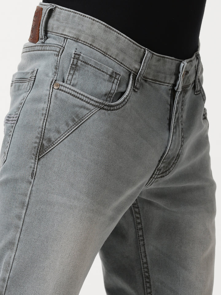 VUDUClassic Grey DenimAnkle Slim Fit