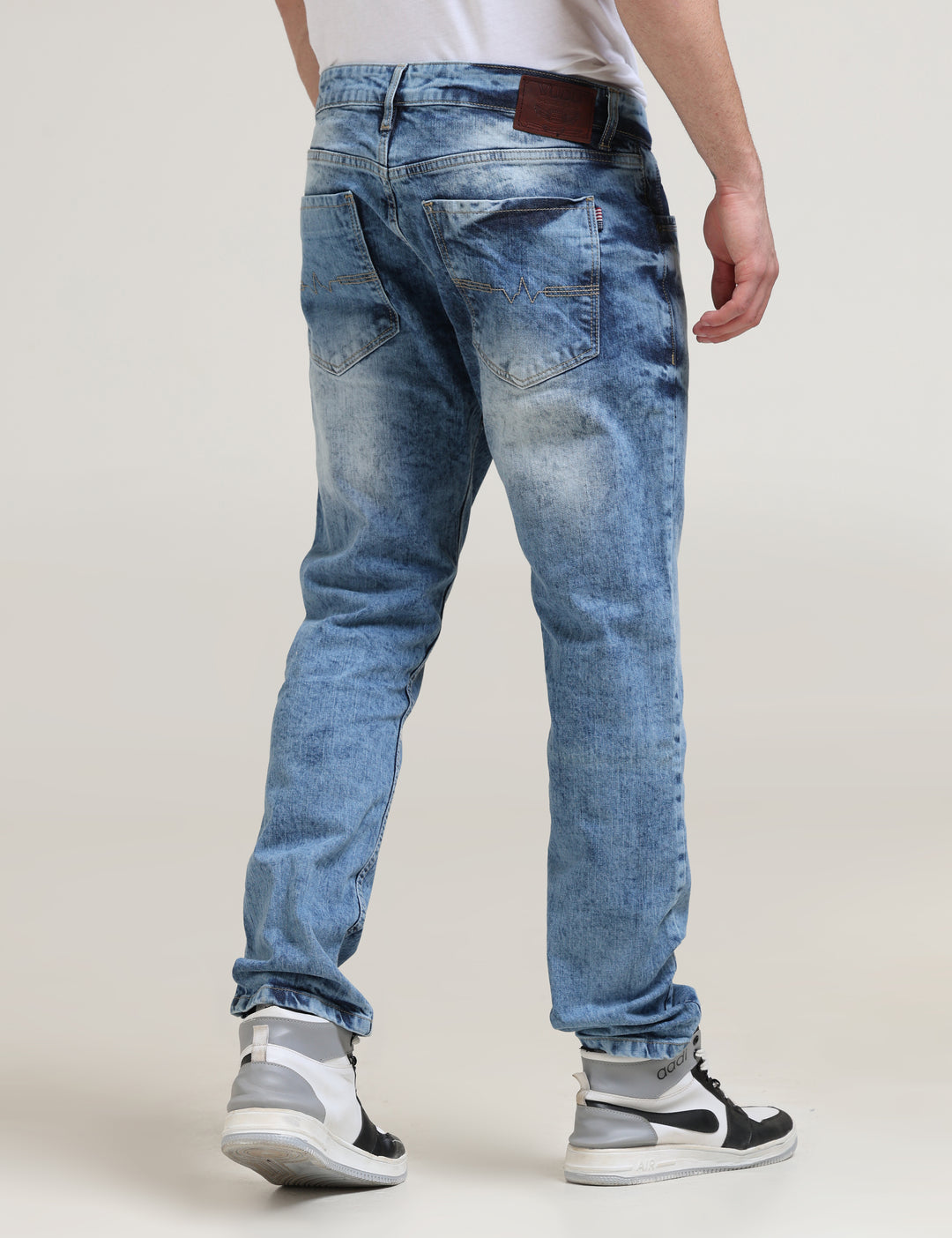 VUDUDEEP SEA FADED DENIMAnkle Slim Fit