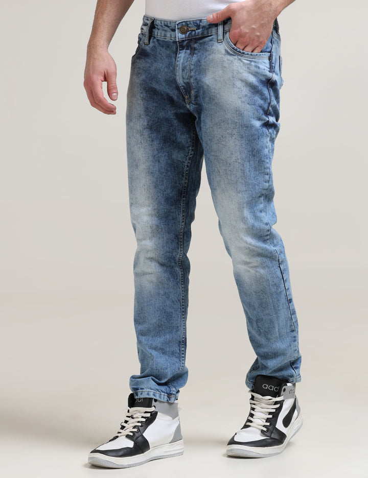 VUDUDEEP SEA FADED DENIMAnkle Slim Fit