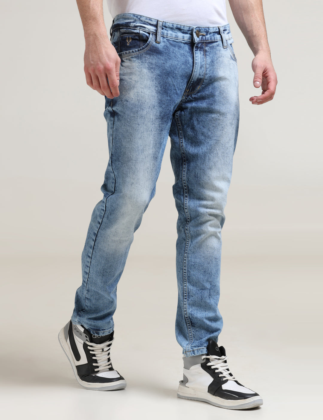 VUDUDEEP SEA FADED DENIMAnkle Slim Fit