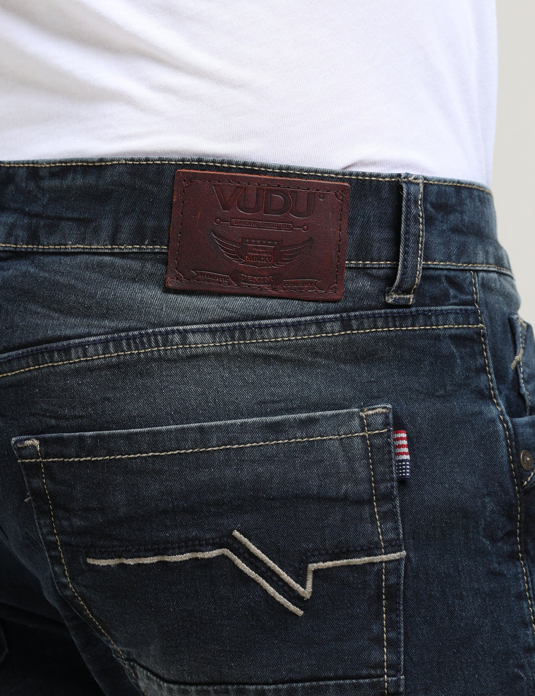 VUDUEDGE FRAY INDIGO DENIMSlim Fit