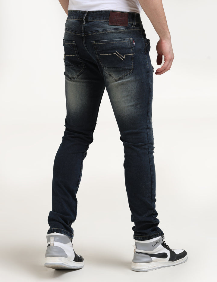 VUDUEDGE FRAY INDIGO DENIMSlim Fit