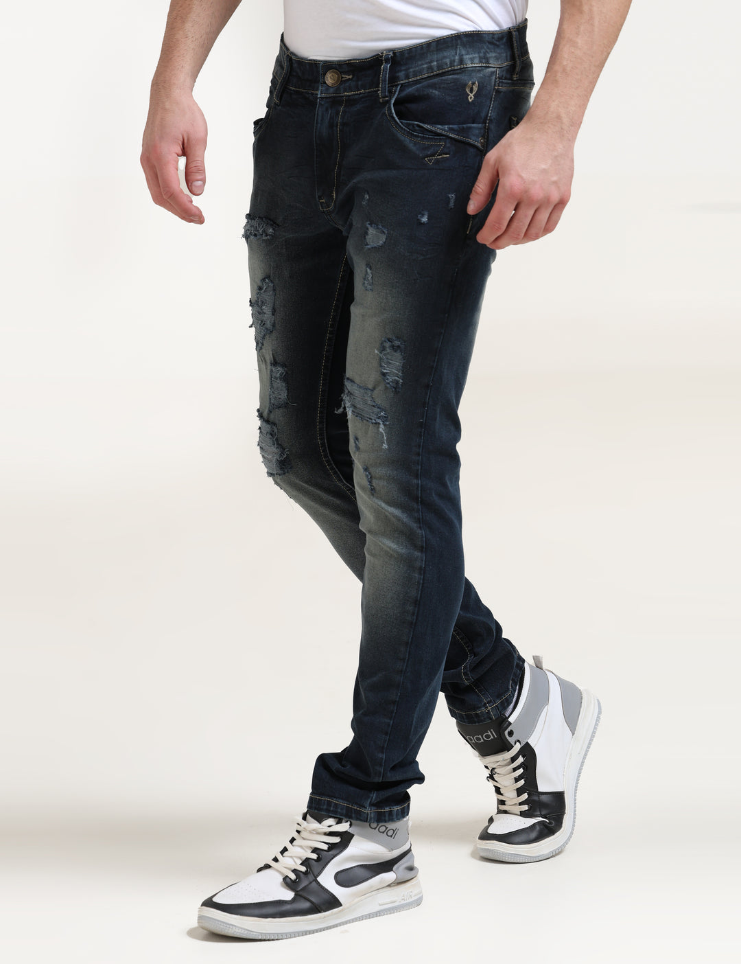 VUDUEDGE FRAY INDIGO DENIMSlim Fit