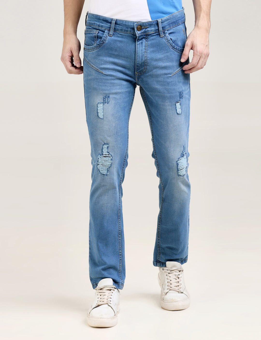 VUDUFRAYED EDGE INDIGO JEANSSlim Fit