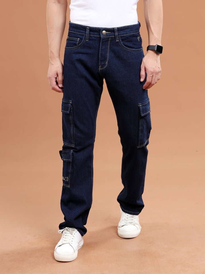 VUDUIndigo Flex Denim CargosComfort Fit