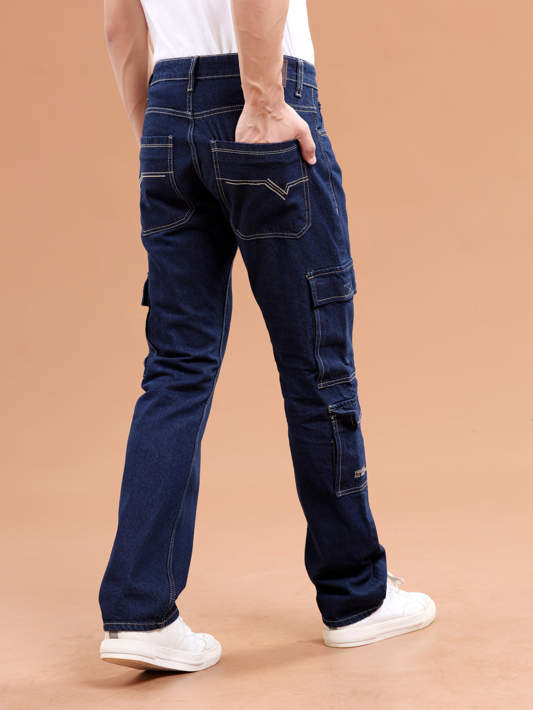 VUDUIndigo Flex Denim CargosComfort Fit