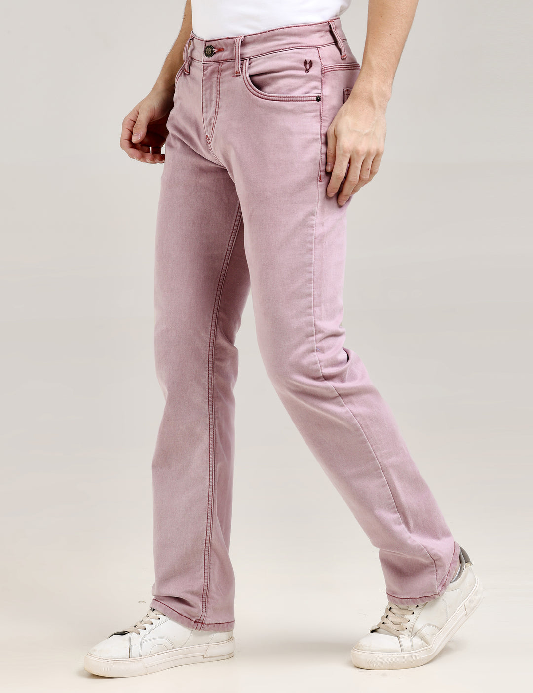 VUDULIGHT BURGUNDY EASE DENIMComfort Fit