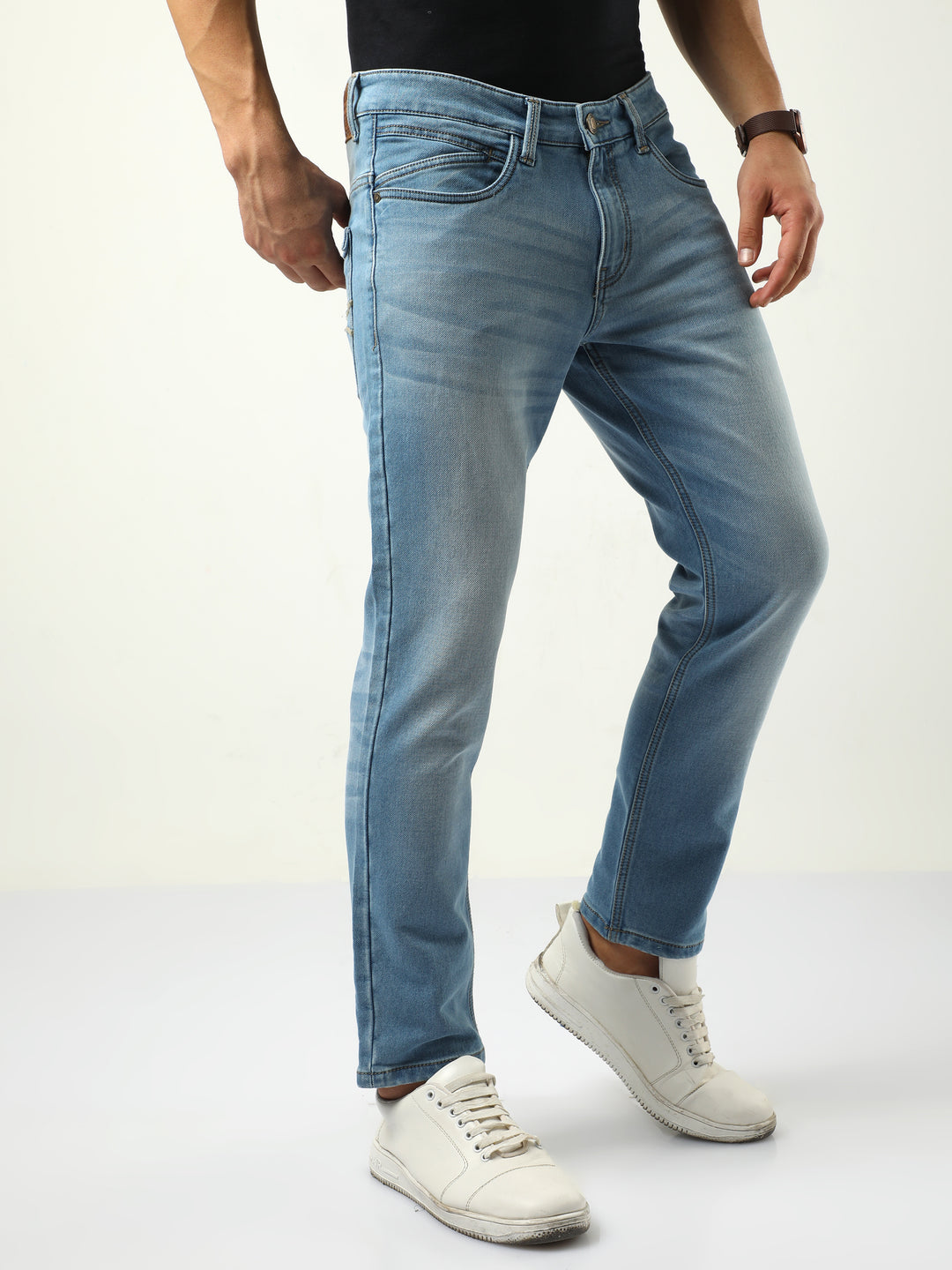 VUDULight Indigo DenimAnkle Slim Fit