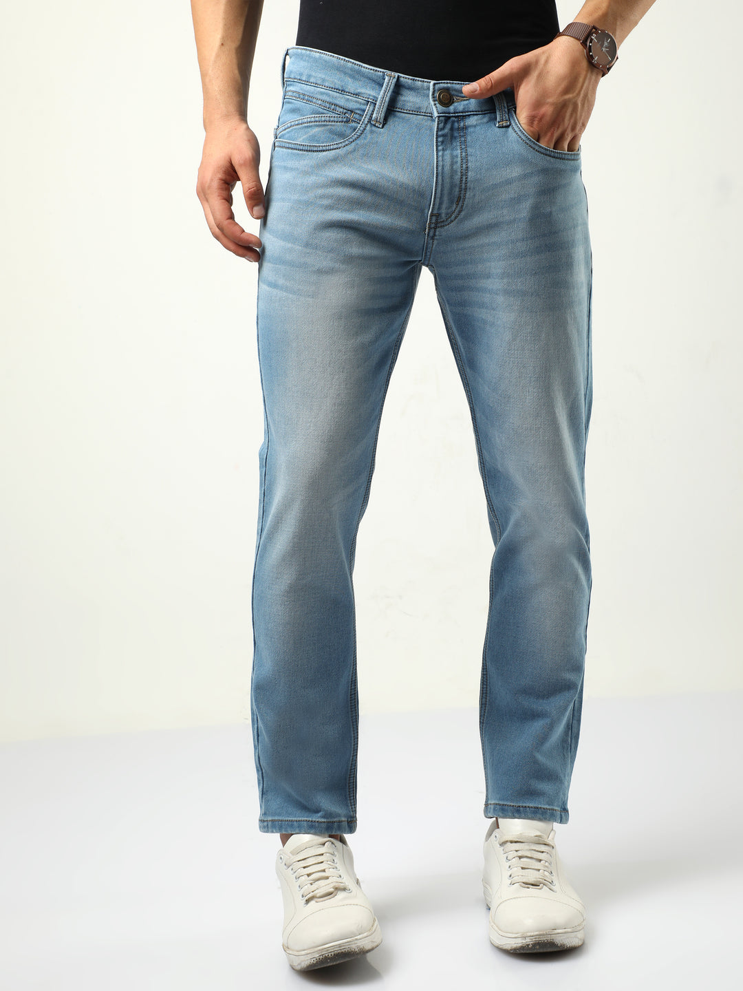 VUDULight Indigo DenimAnkle Slim Fit