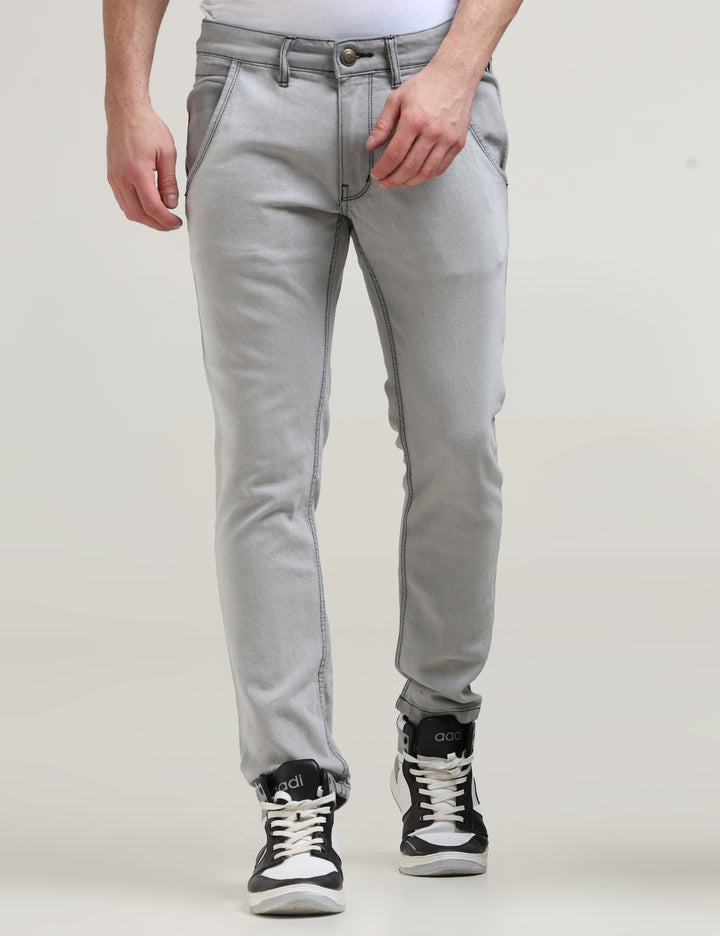 VUDUMISTY GREY SLIM JEANSAnkle Slim Fit