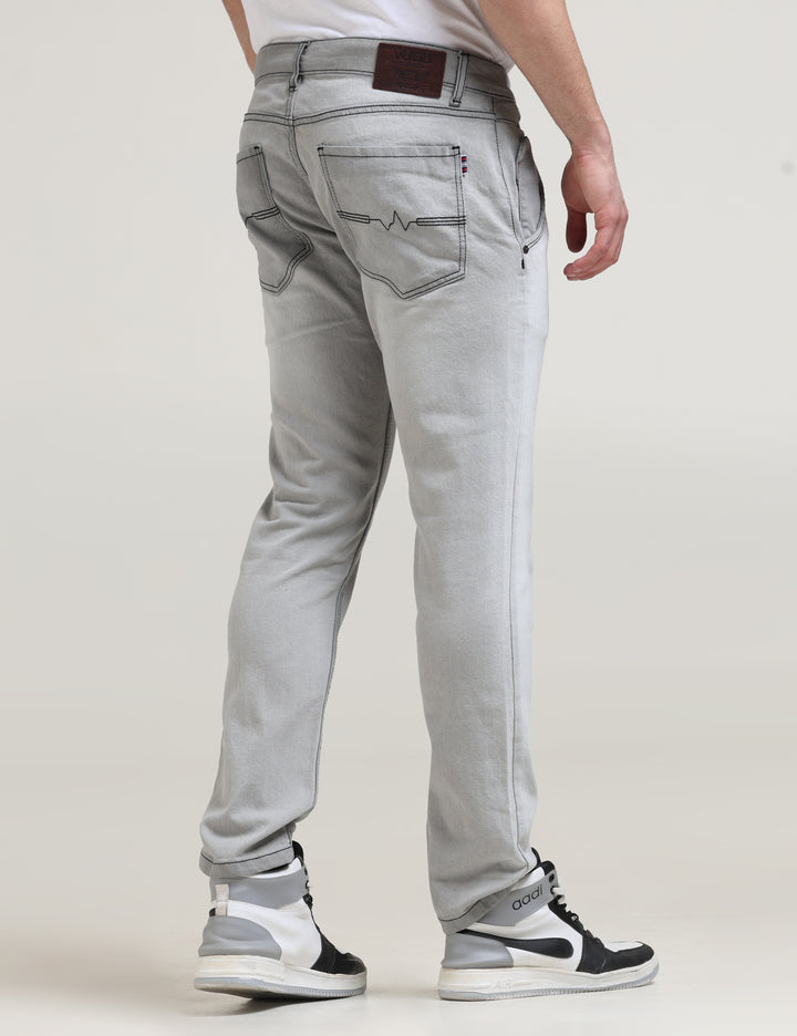 VUDUMISTY GREY SLIM JEANSAnkle Slim Fit