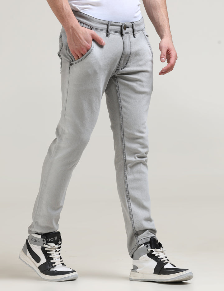 VUDUMISTY GREY SLIM JEANSAnkle Slim Fit