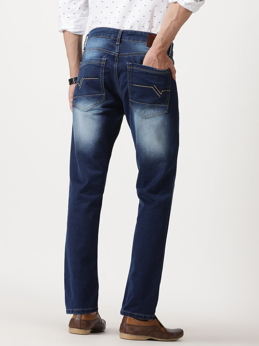 VUDUMidnight Blue DenimAnkle Slim Fit