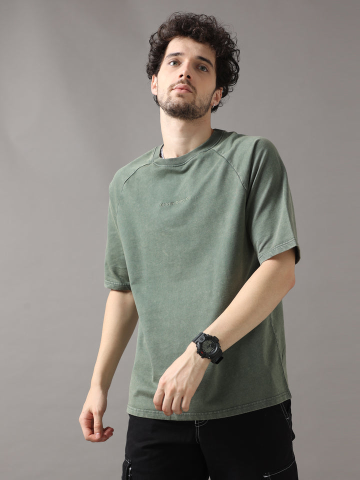 VUDUOLIVE ACID WASH OVERSIZED T-SHIRTOversized Fit