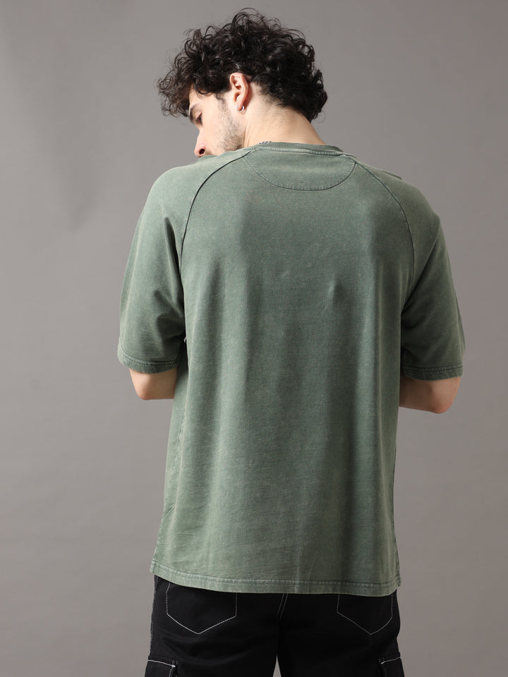 VUDUOLIVE ACID WASH OVERSIZED T-SHIRTOversized Fit