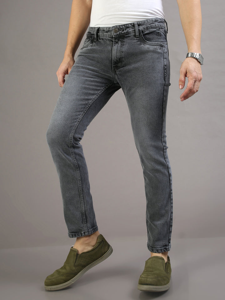 VUDUSleek Grey DenimsSlim Fit