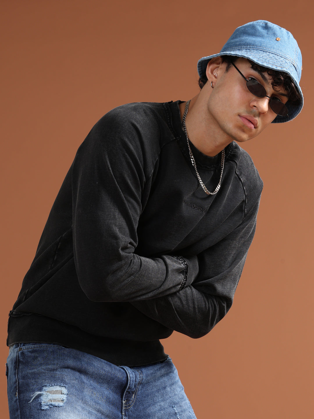 VUDUSoul Black SweatshirtRegular Fit