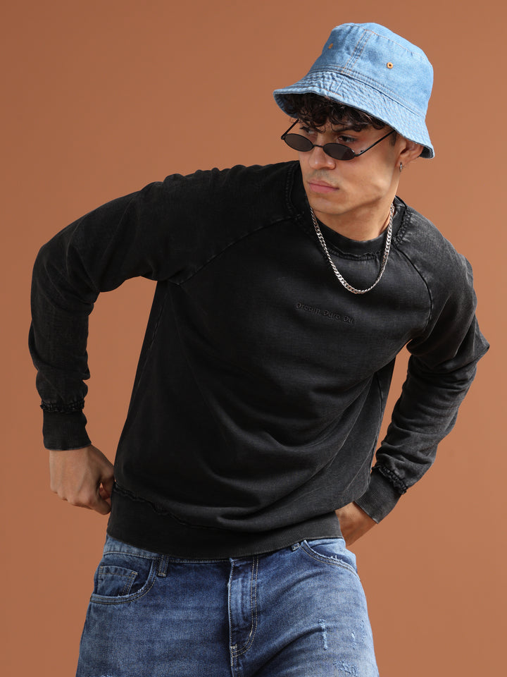 VUDUSoul Black SweatshirtRegular Fit