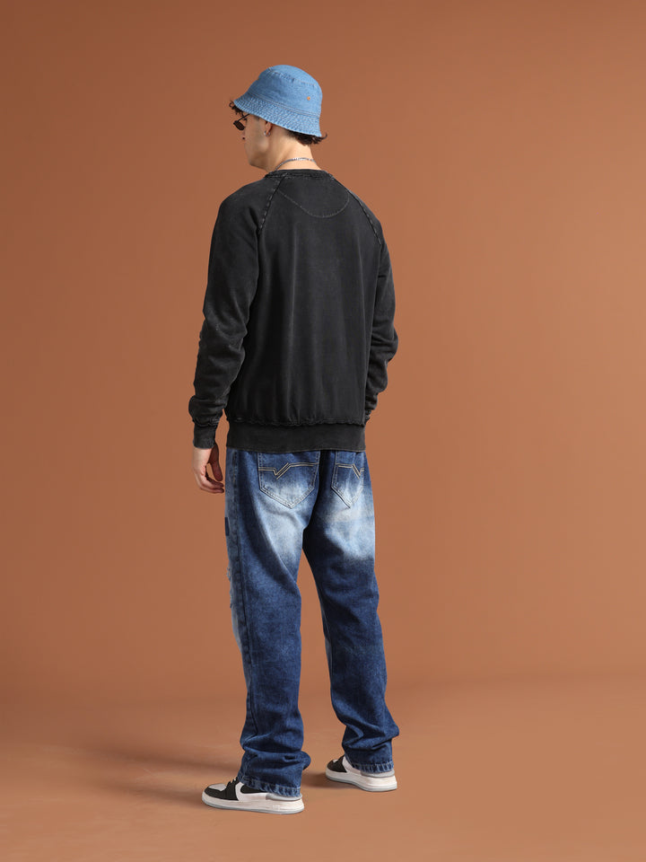 VUDUSoul Black SweatshirtRegular Fit