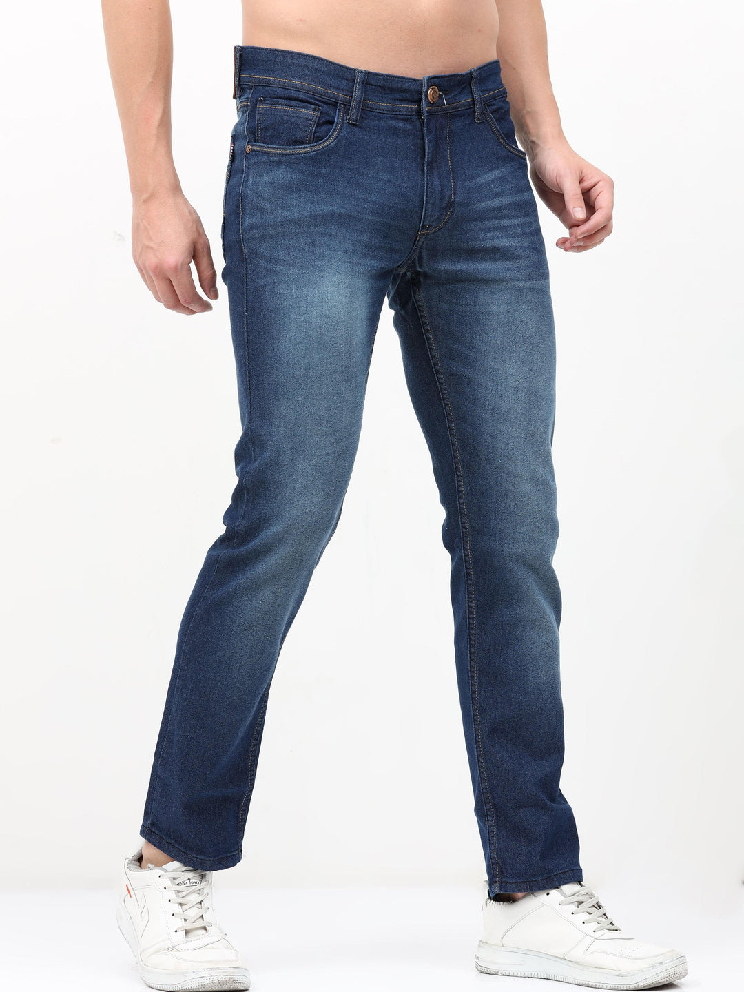 VUDUClassic Dark Blue DenimAnkle Slim Fit