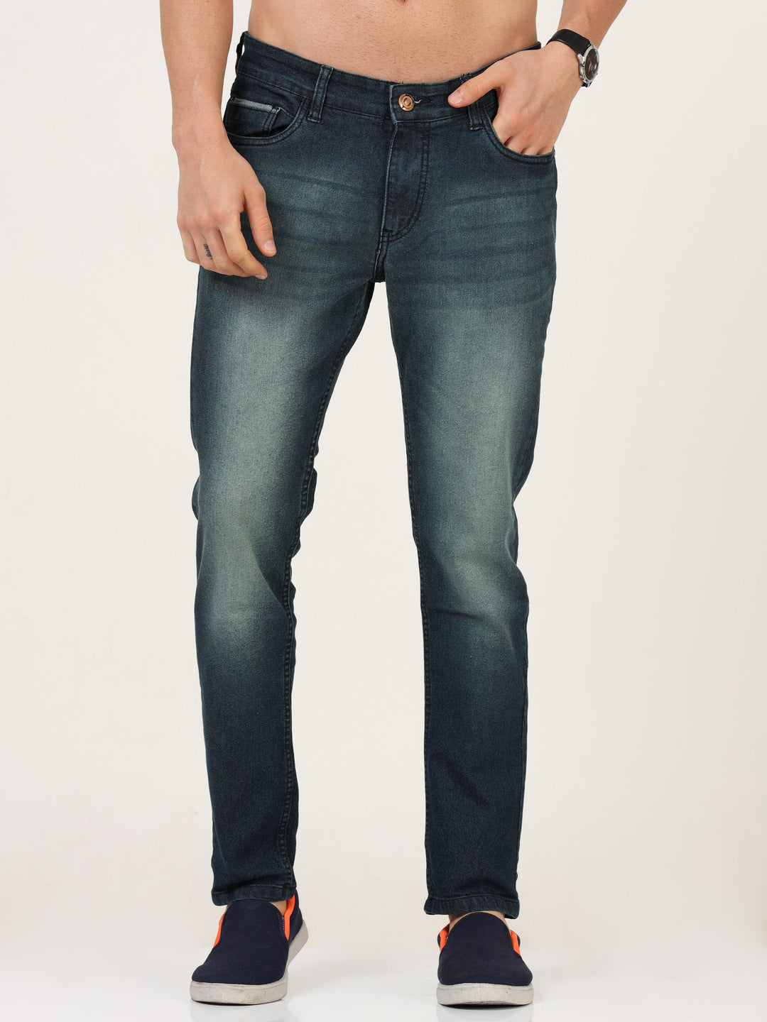 VUDUDark Sapphire DenimAnkle Slim Fit